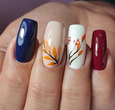 Осенний маникюр: новинки Октября Осенний маникюр: новинки Октября