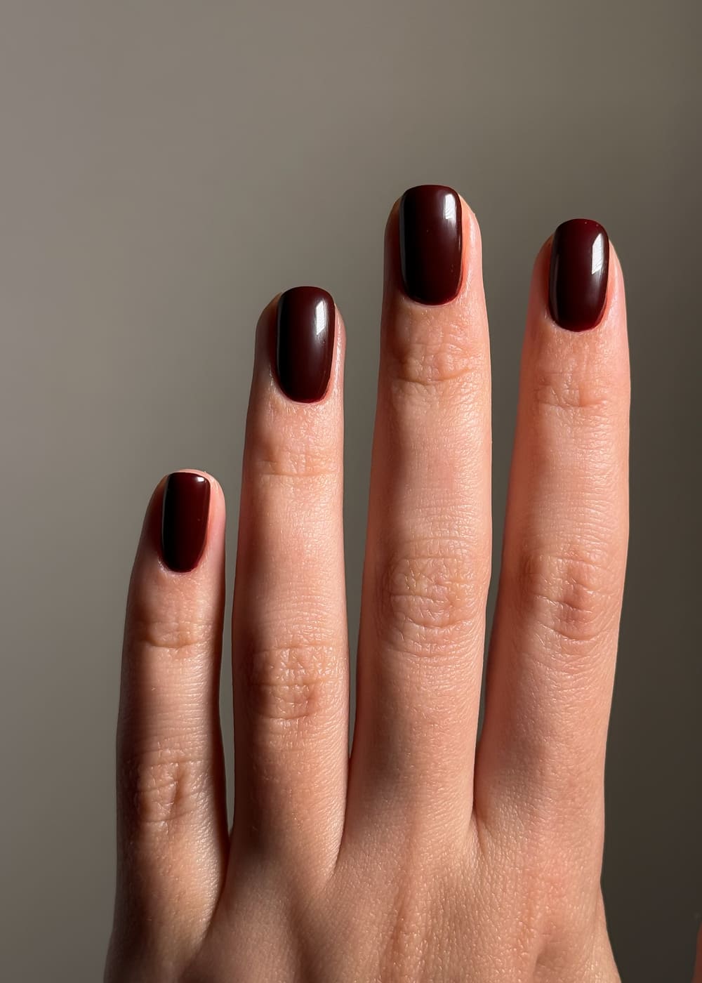 поєднання в манікюрі відтінку какао