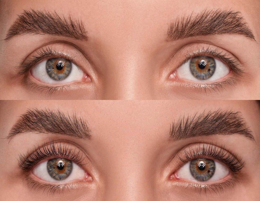 Ламінування брів догляд за ними